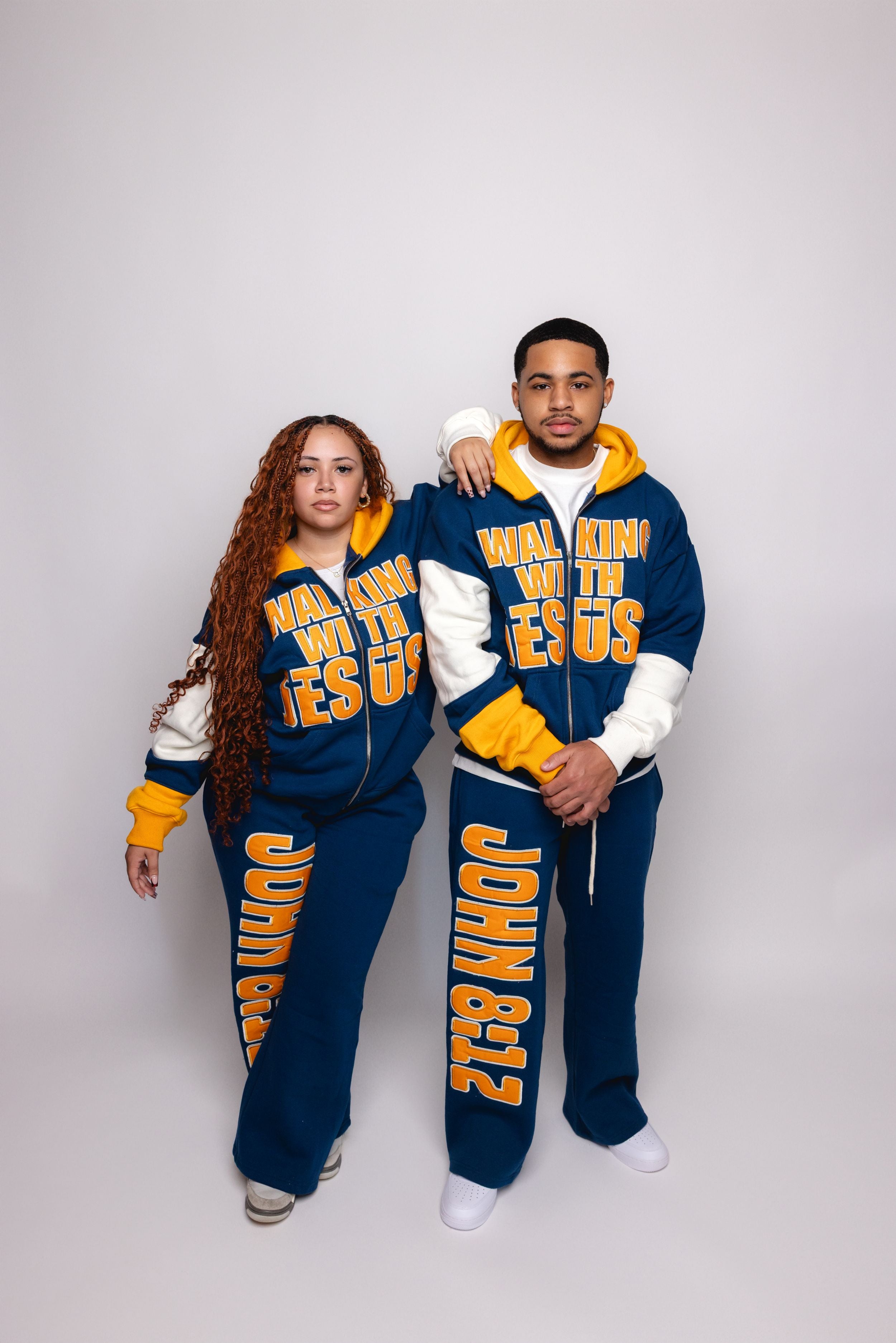 CA Collective Blue & Mustard Yellow Tracksuit